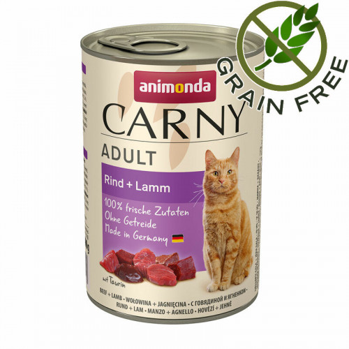 Carny® Cat Beef & Lamb - 6 х 400 гр