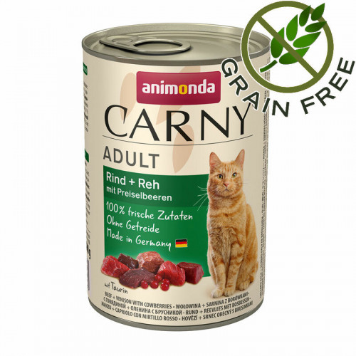 Carny® Cat Beef & Venison with Cranberries - 400 гр