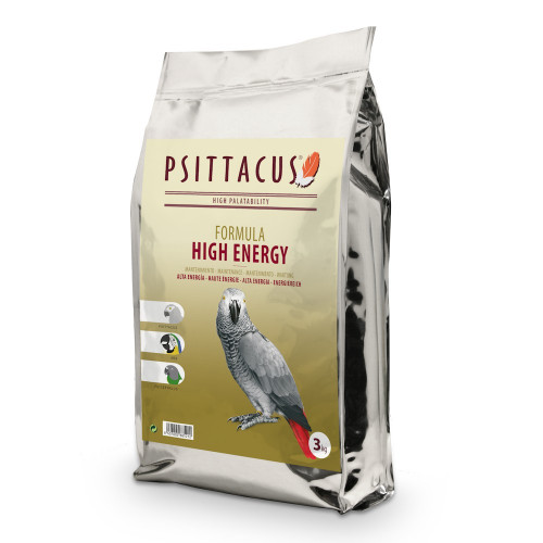 Супер качествена гранула за папагали Жако - Psittacus Parrot High Energy 3kg