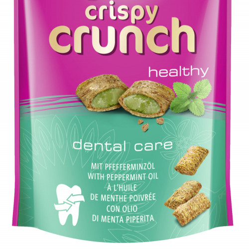 Котешко лакомство за дентална грижа Crispy Crunch ментови хапки - 60гр