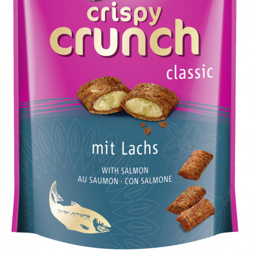 Вкусно котешко лакомство със сьомга Crispy Crunch Salmon - 60гр