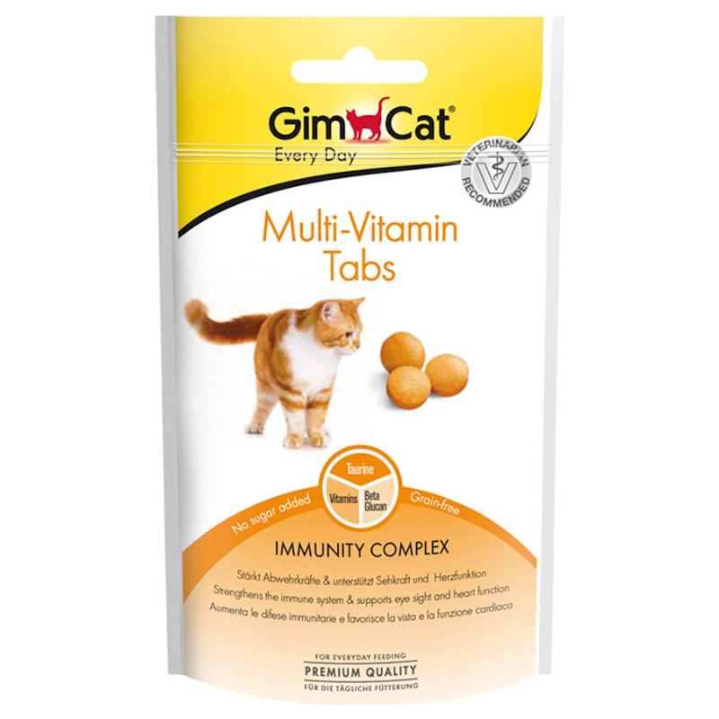 Мултивитамини за котки Gimcat Every Day Multi-Vitamin Tabs - 40гр