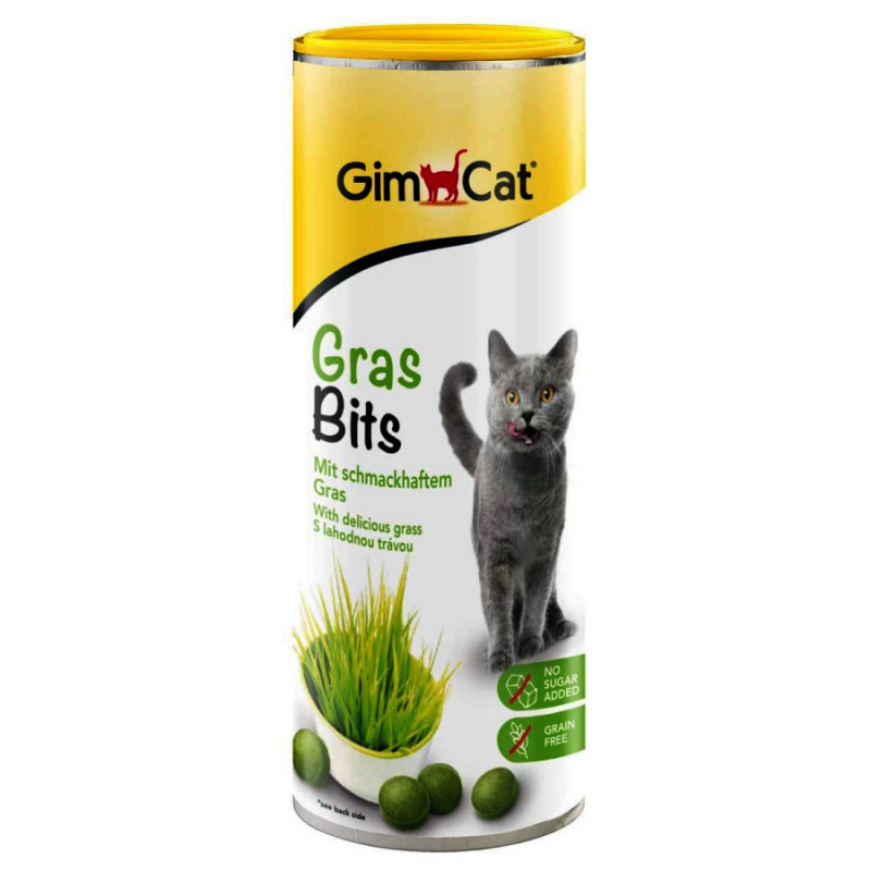 Вкусни и полезни хапки с трева за котки Gimcat Gras Bits - 425гр