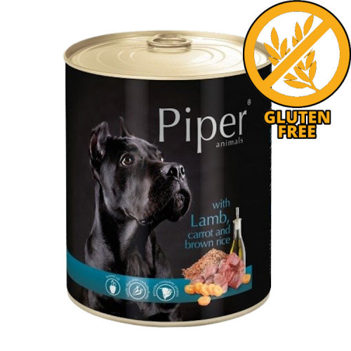 Консерва за кучета с премиум качество Piper® Animals с агнешко - 800гр
