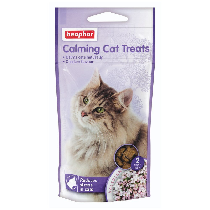 Успокояващо лакомство за котки Beaphar Calming Cat Treats - 35 гр