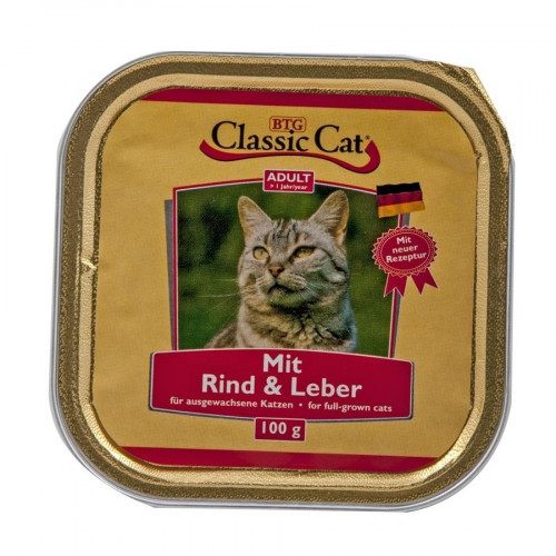 Пастет за котки с говеждо и дроб Hega Classic Cat Beef & Liver - 100 гр