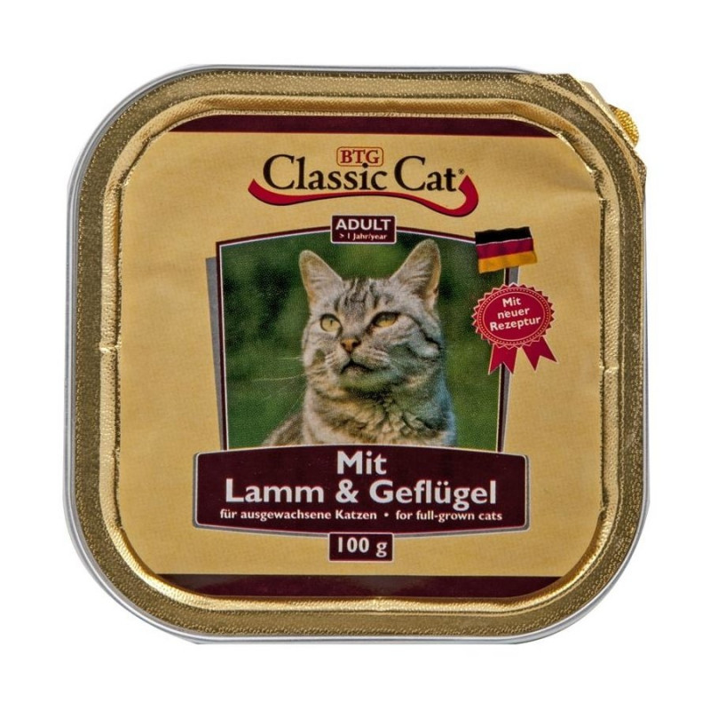 Пастет за котки с агнешко и птиче Hega Classic Cat Lamb & Poultry - 100 гр