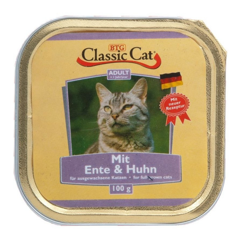 Пастет за котки с патица и пиле Hega Classic Cat Duck & Chicken - 100 гр