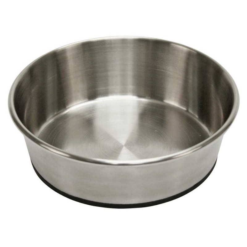 Кучешка купичка за храна и вода с гумирано дъно Kerbl Inox Bowl