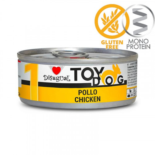 Моно протеинова храна за Йорки, Чихуахуа, Бивър, Ши цу, Папийон и други най-малки породи - Пастет Toy Dog с пилешко 85 гр
