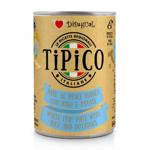 Tipico Dog с бели риби, ориз и картофи - 400 гр