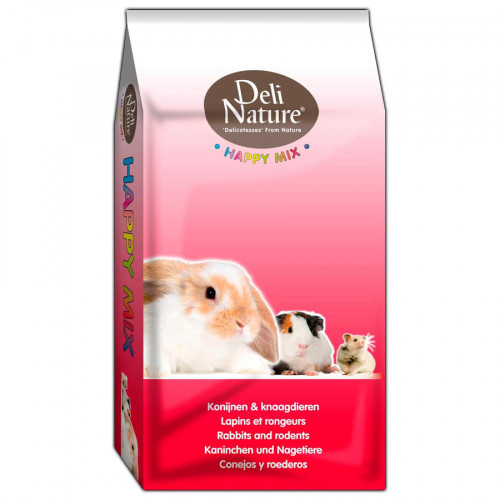 Deli Nature Happy Mix Dwarf Rabbits - 15 кг