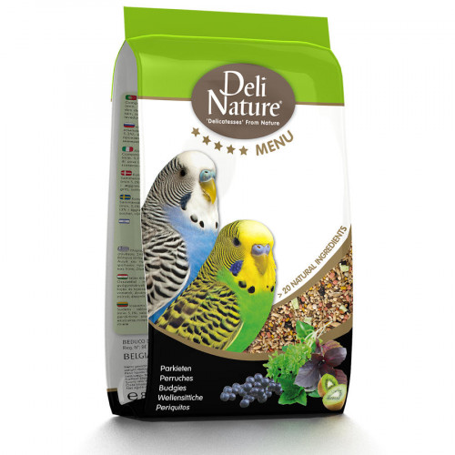 Качествена храна за вълнисти папагалчета Deli Nature 5 Star Menu Budgies - 800 гр