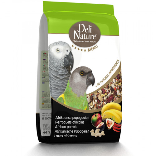 Качествена храна за Жако Deli Nature 5 Star Menu African Parrot - 800 гр
