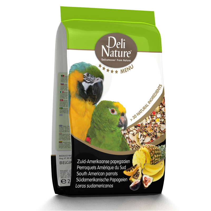 Качествена храна за южноамерикански папагали Deli Nature 5 Star Menu South American Parrot - 800 гр