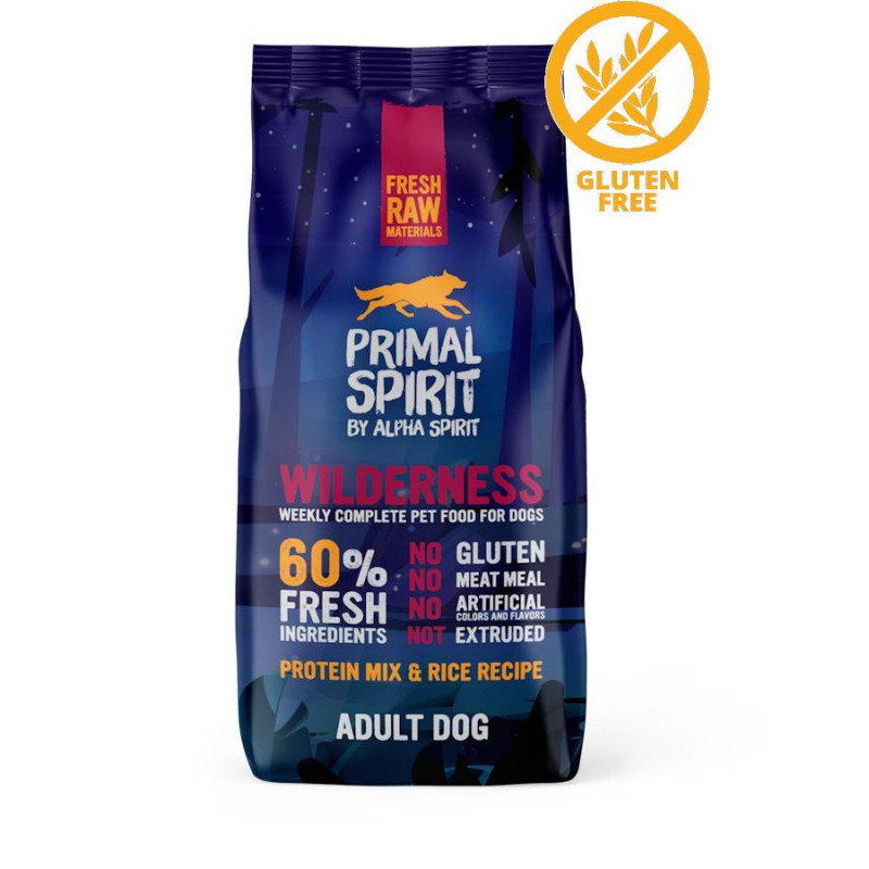 Супер премиум храна за кучета Alpha Spirit Primal Wilderness - 12 кг