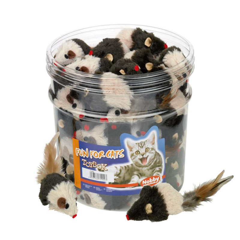 Забавна играчка за котки - мишле "Mousy" 7 см