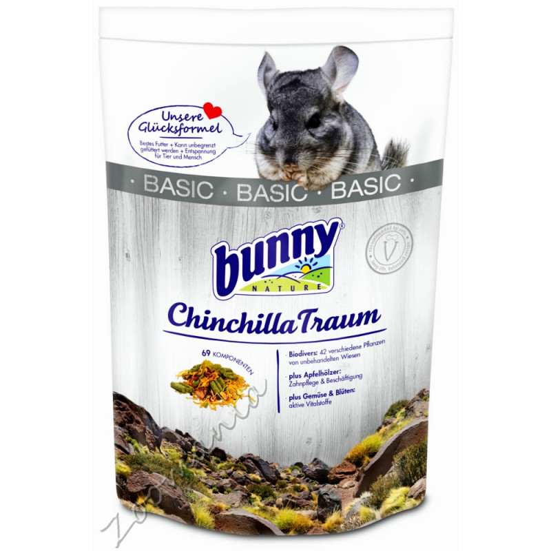 Качествена храна за чинчила - Bunny Chinchilla Basic 3.2 кг