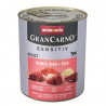 Храна за чувствителни кучета - консерва GranCarno® Sensitive Pure Beef & Rice - 800 гр