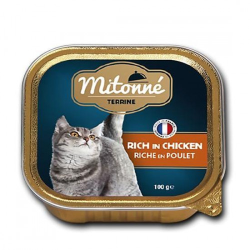Пастет Mitonne Chicken - 32 бр. х 100 гр