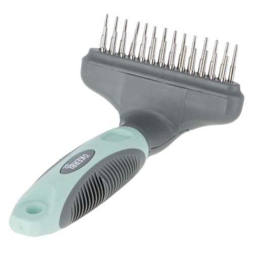 Гребен за кучета и котки Kerbl New Line 2022 Detangling Double Curry Comb - 15 х 9 см