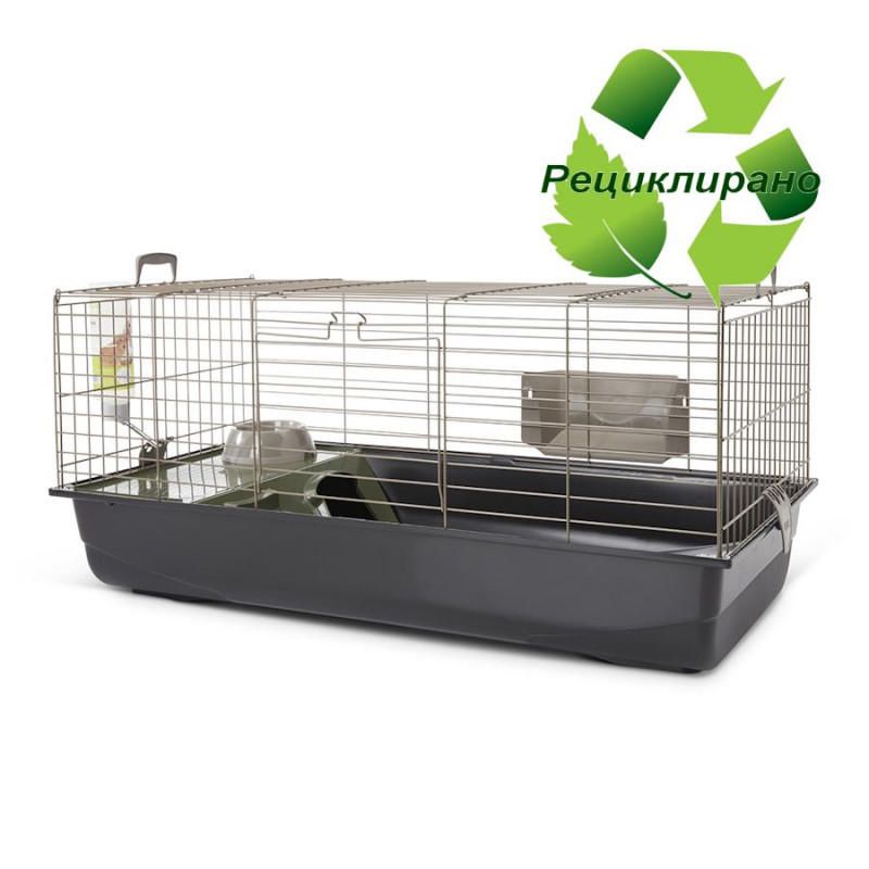 Клетка за декоративни зайчета и морски свинчета Savic Nero 3 De Luxe Happy Planet - 100 х 50 х 45 см