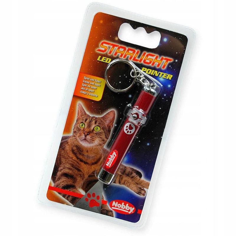 LED Pointer Paw - светлинна показалка с мотив на лапичка - червена
