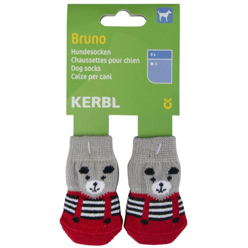 Кучешки чорапи Kerbl Bruno 4 бр. - 100% памук