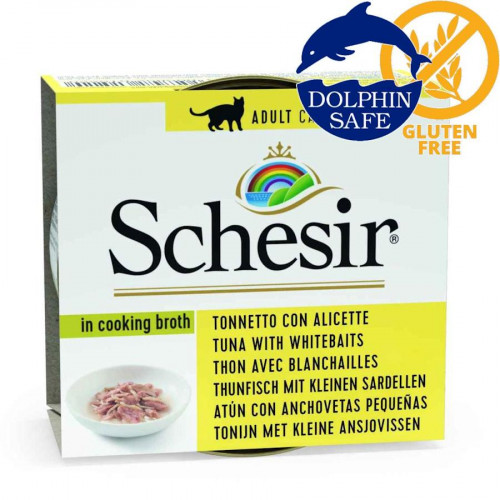 Schesir Cat Tuna with Whitebites - консерва за котки 70 гр