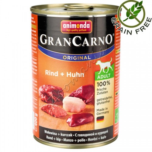 GranCarno® Adult Original с Говеждо и пилешко - 400 гр