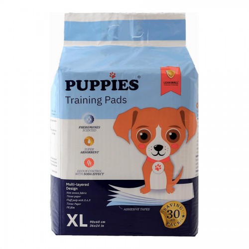 Хигиенна подложка Puppies Training Pads (30 бр) - XL