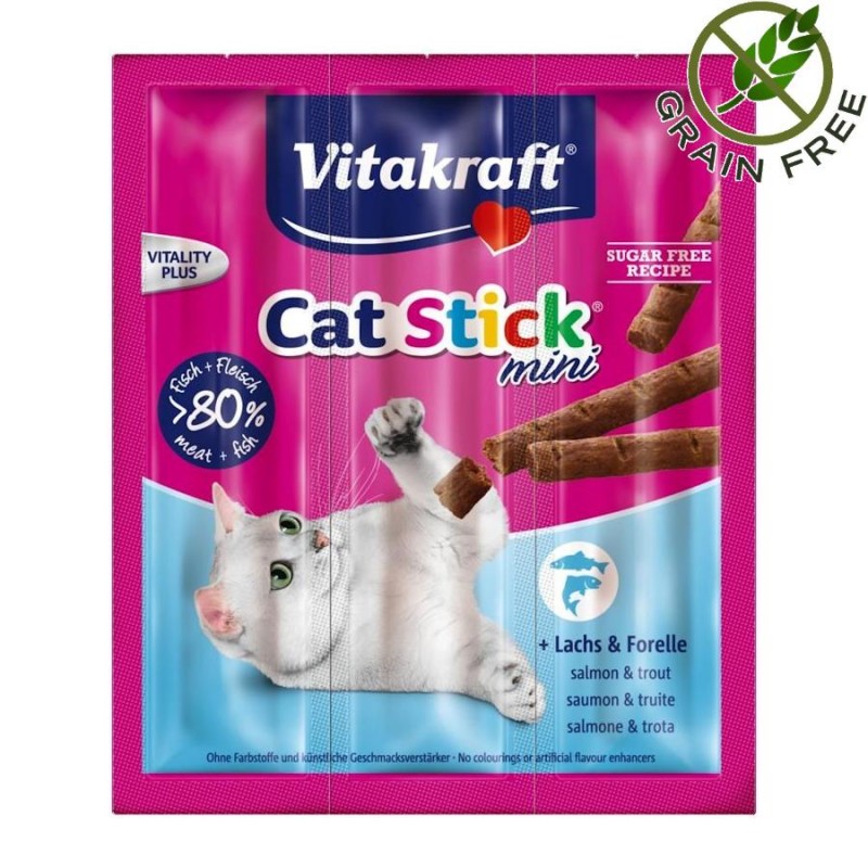 Лакомство за котки - Cat Stick® саламчета със сьомга (3 бр.)