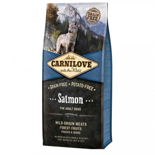 Холистична храна за кучета със сьомга Carnilove Dog - Salmon (12 кг)