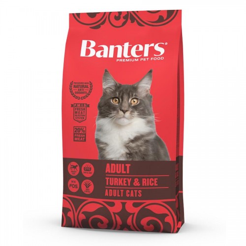 Banters Cat Adult Turkey & Rice - 8 кг