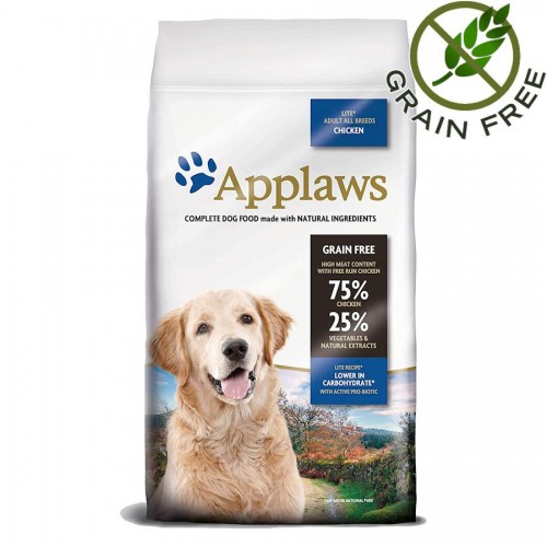 Applaws Dog Adult Chicken Lite - лека диетична храна за кучета (7.5 кг)