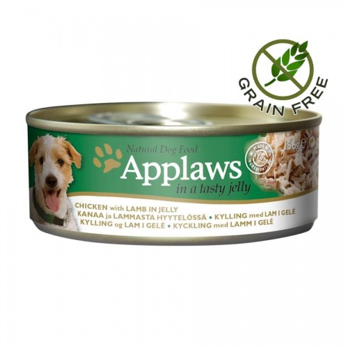 Applaws Dog Adult Chicken Breast with Lamb in Jelly - консерва за кучета с пилешки гърди и агнешко (156 гр)