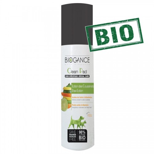 Лосион за лапички на кучета и котки - Biogance Clean Pad (50 мл)