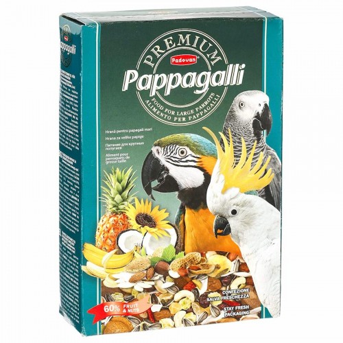 Храна за големи папагали Padovan Premium Pappagalli (500 гр)