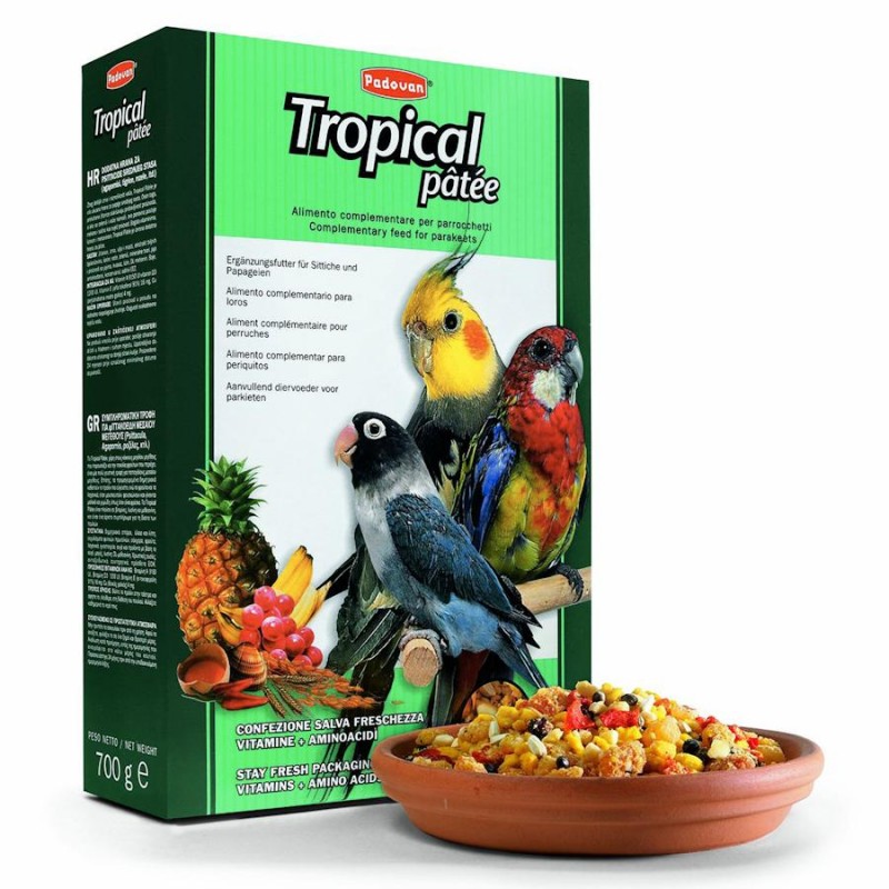 Плодова паста за средни папагали Padovan Tropical Pâtée (700 гр)