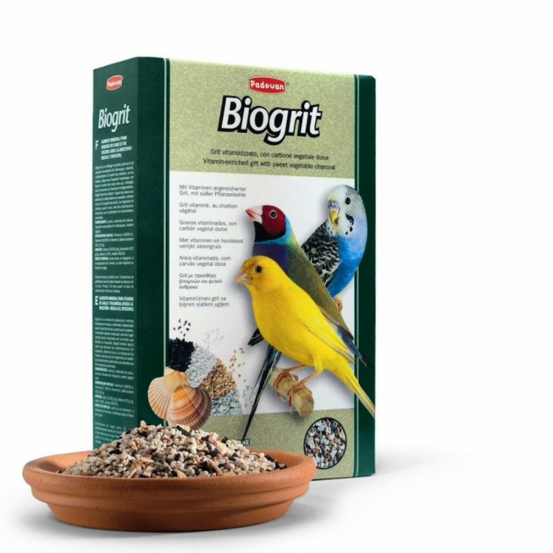 Пясък за клетка на зърноядни птици Padovan Biogrit (700 гр)