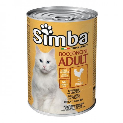 Simba Cat with Chicken - евтина консерва за котки с пиле (720 гр)