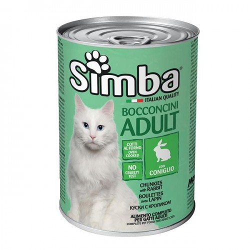 Simba Cat with Rabbit - консерва за котки със заек (415 гр)