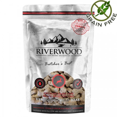 Riverwood Dog Snack Venison & Wild Boar - лакомство за кучета (200 гр)