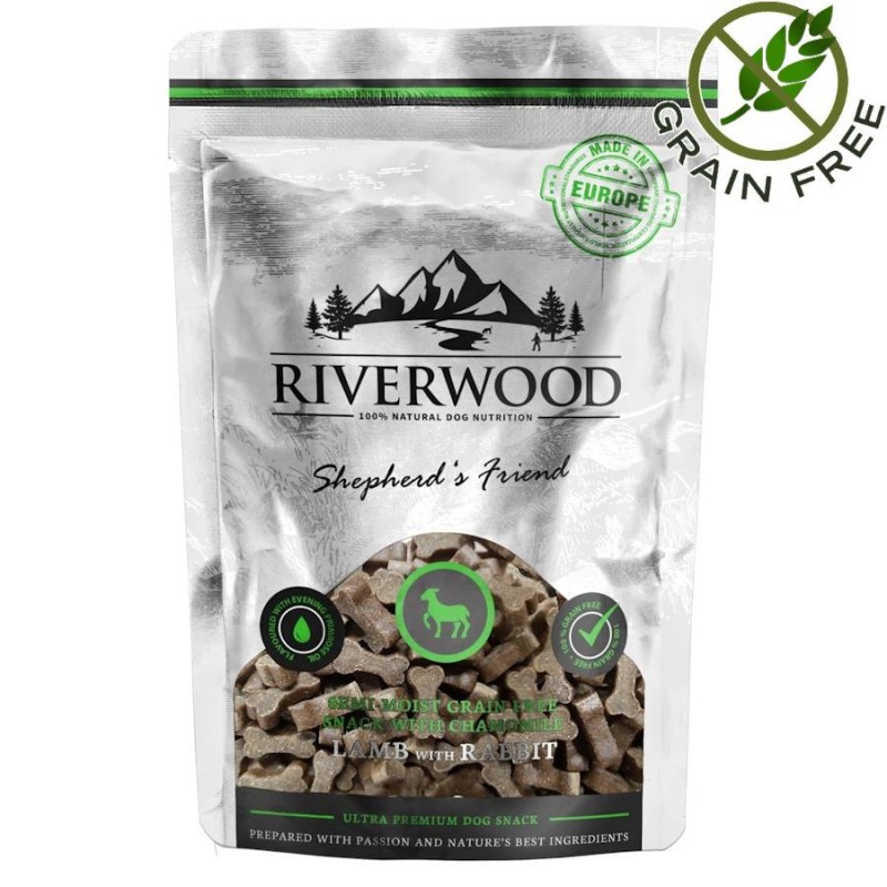 Riverwood Dog Snack Lamb & Rabbit - лакомство за кучета с агнешко и заешко (200 гр)