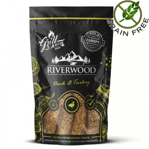 Riverwood Grillmaster Snack Duck & Turkey - лакомство за кучета с патешко и пуешко (100 гр)