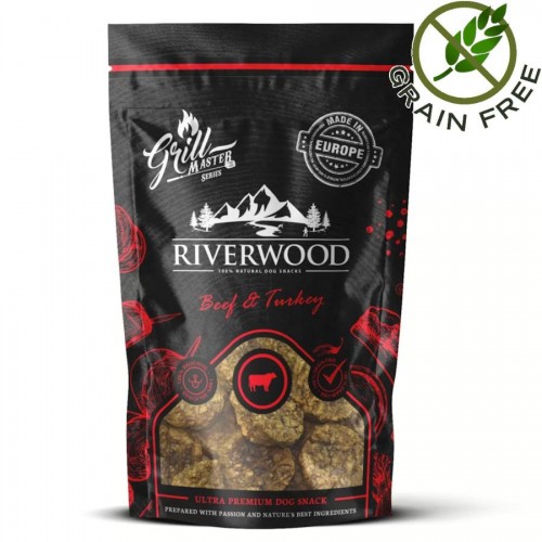 Riverwood Grillmaster Snack Beef & Turkey - лакомство за кучета (100 гр)