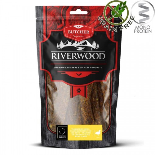 Riverwood Butcher Snack Meat Strips Duck - лакомство за кучета (150 гр)