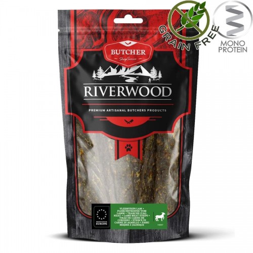 Riverwood Butcher Snack Meat Strips Lamb - лакомство за кучета (150 гр)