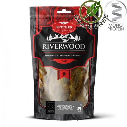 Riverwood Butcher Snack Roe Ears - лакомство за кучета уши на сърна (4 бр.)