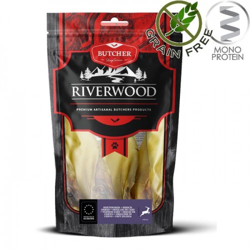 Riverwood Butcher Snack Deer Ears - лакомство за кучета еленови уши (3 бр.)